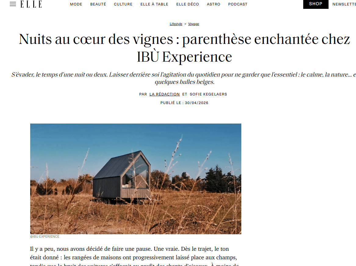 ELLE Magazine - IBÙ Experience